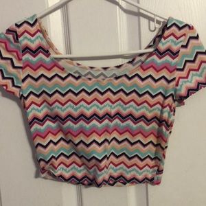 multicolor crop top!